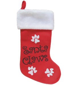 Personalized Santa Claws Christmas Stocking