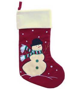 Plush Felt Snowman Christmas Stocking