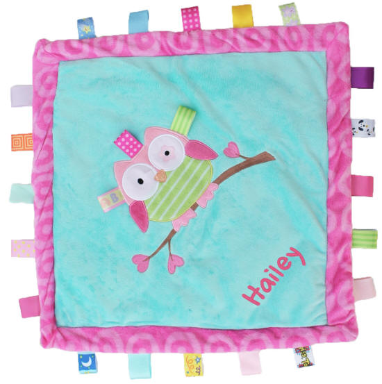 Personalized Taggies Oodles Owl Cozy Blanket